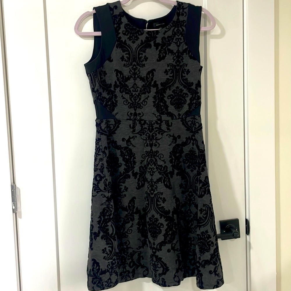 Black Pretty Patterns Dress